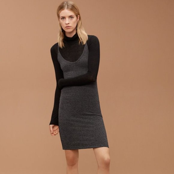 Aritzia Dresses & Skirts - Aritzia Community Parfit Ribbed Dress